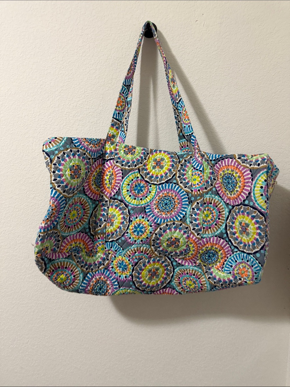 Vera Bradley Sunny Medallion XL Traveler Duffel Bag